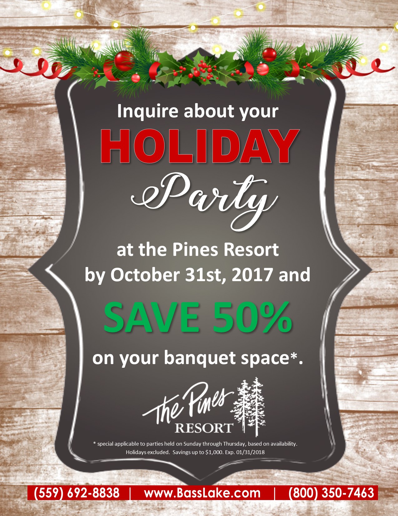 Holiday Parties 2017 - special
